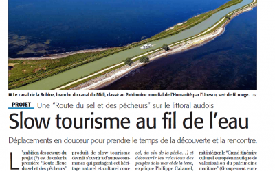 Un bel article de presse sur la Route Bleue® du sel et des pêcheurs !