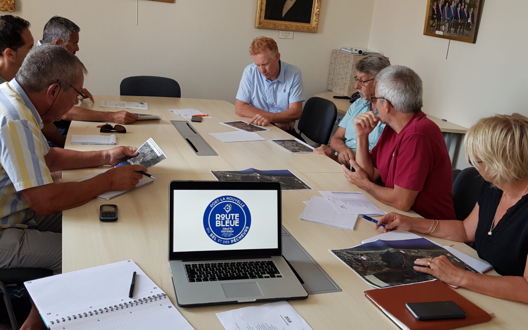 Réunion avec la Mairie de Port-La Nouvelle sur l’organisation de la Course Gourmande de la Route Bleue du Sel et des Pêcheurs®