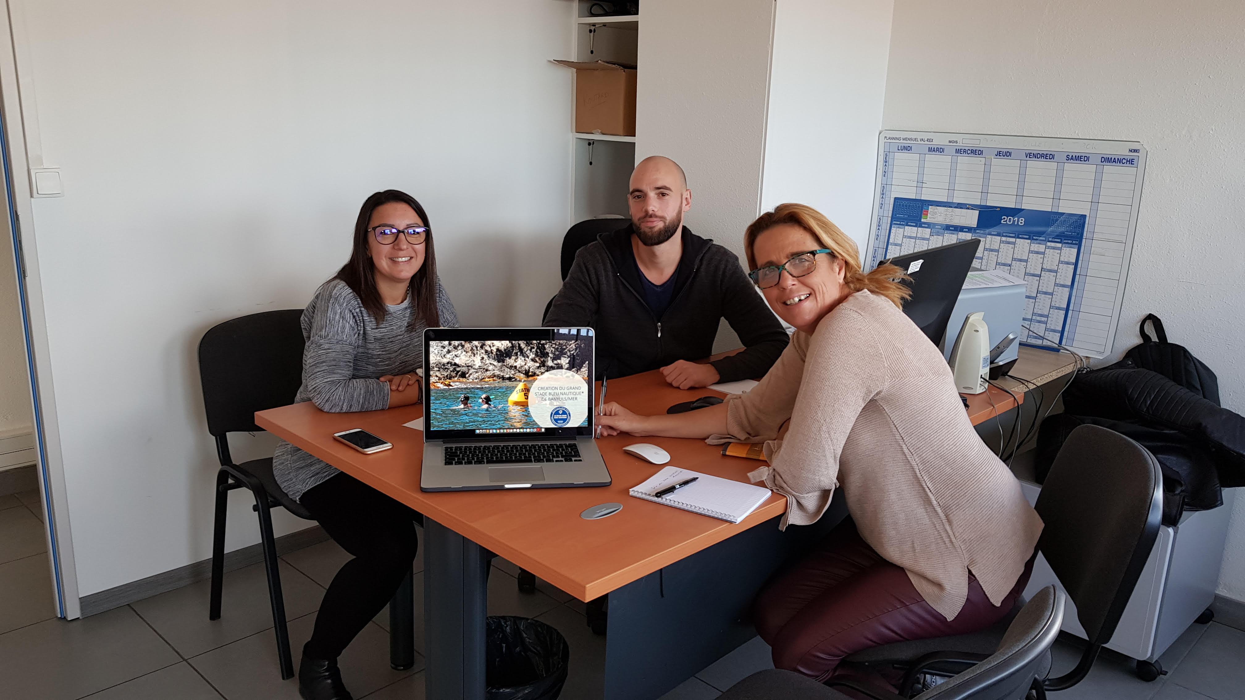 Réunion de travail à Banyuls-sur-Mer sur le Grand Stade Bleu Nautique®