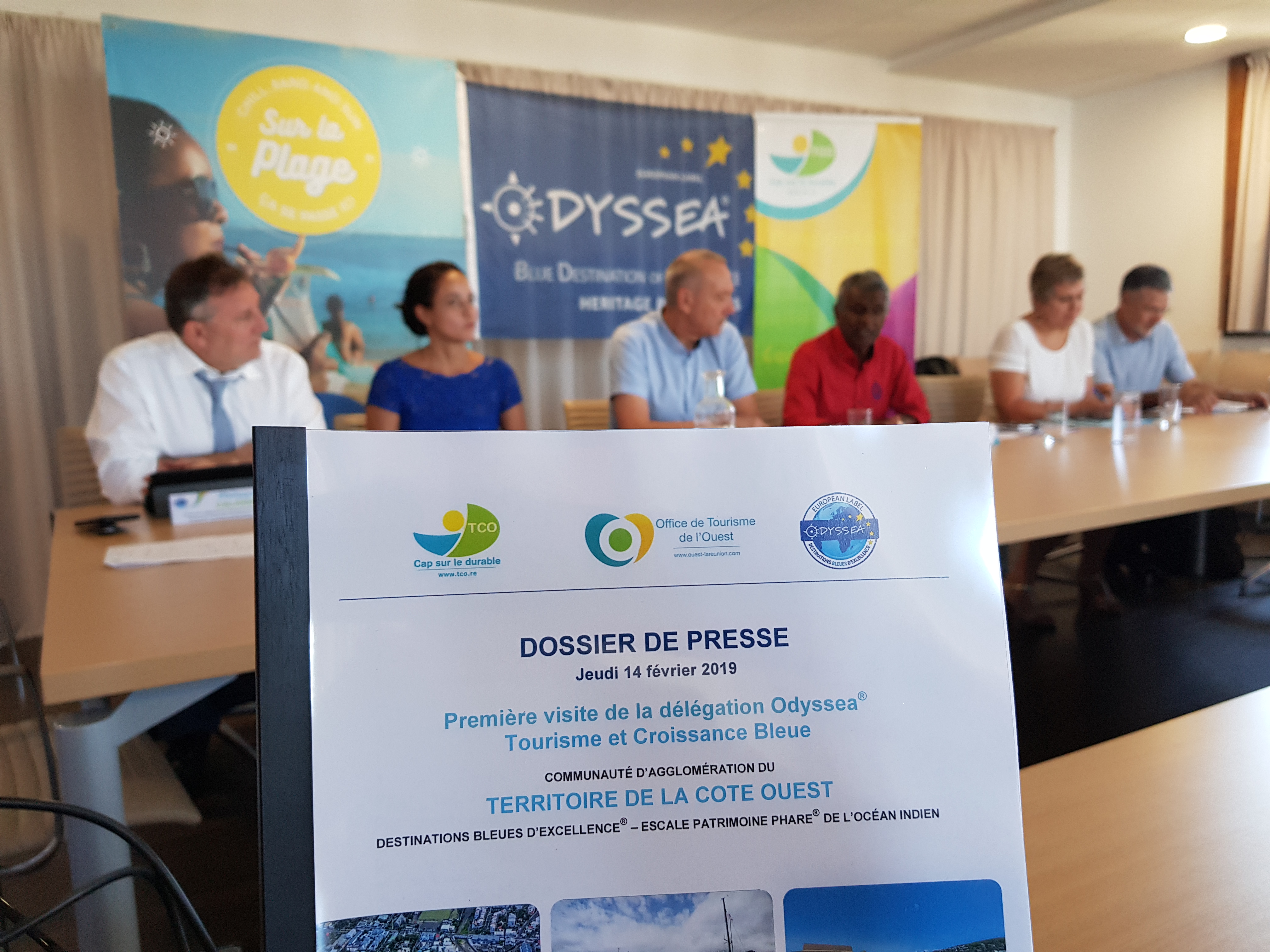 Conférence de presse sur la candidature du Territoire de la Côte Ouest au label européen Odyssea