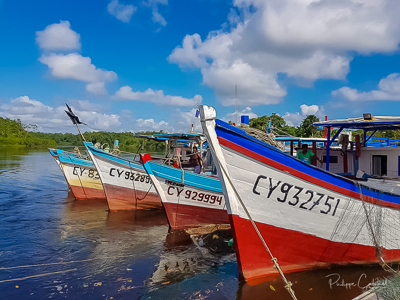 PHOTOS MISSION GUYANNE 10-11 SEPTEMBRE 2018®CALAMEL-188 Bateaux sur le SInnamary