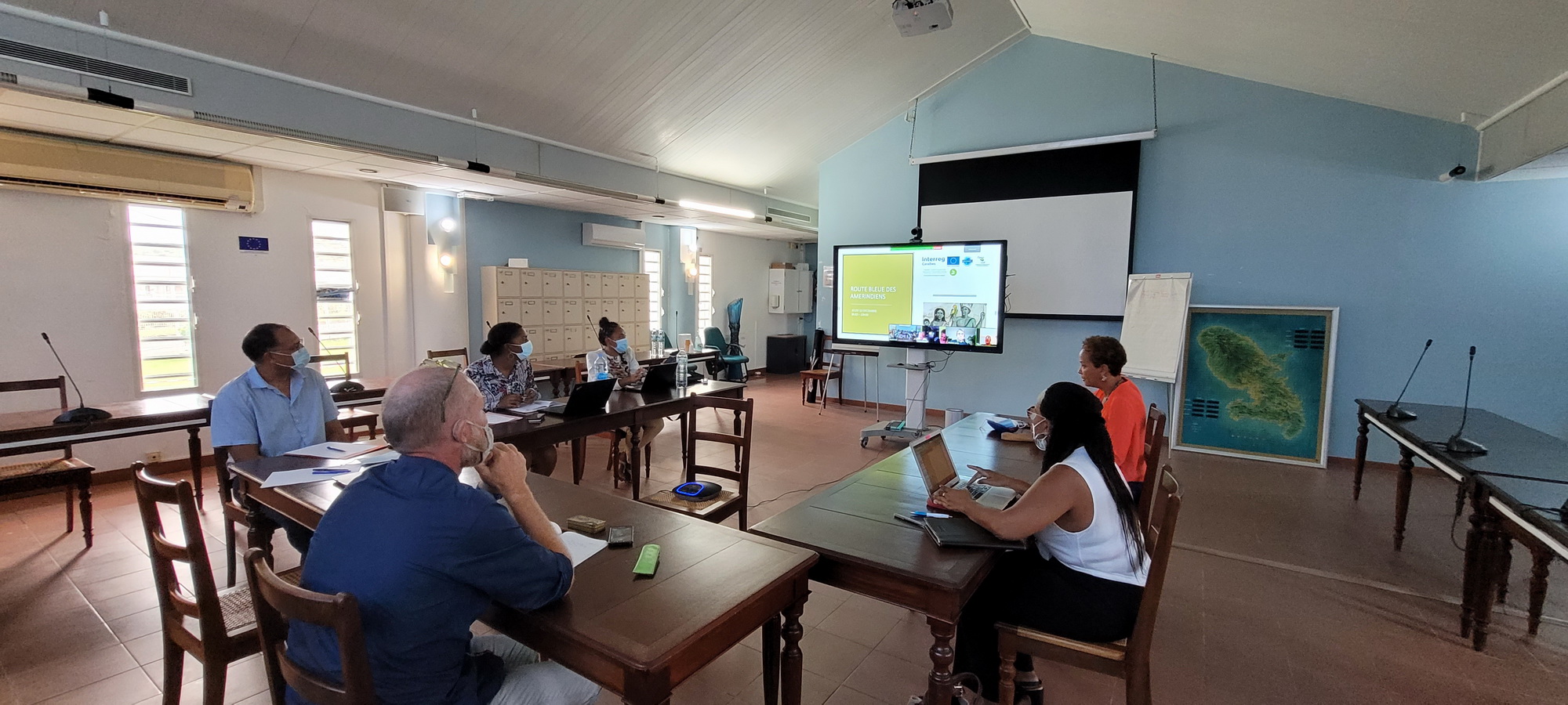 Sur les traces des Amérindiens en mer et sur le littoral… Direction la Martinique pour le Comité Scientifique sur la Route Bleue des Amérindiens