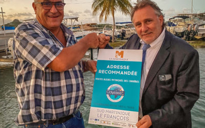 Remise des plaques « Marina exemplaire d’exception » et « Adresse recommandée » à la Marina du François