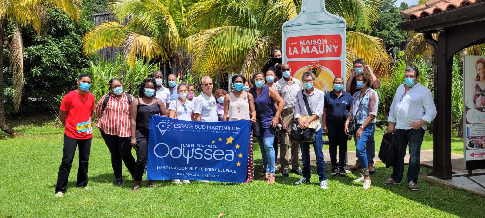 L’éductour s’achève en beauté au domaine Maison La Mauny, partie prenante du nouveau spiritourisme de destination des Routes Bleues Mythiques