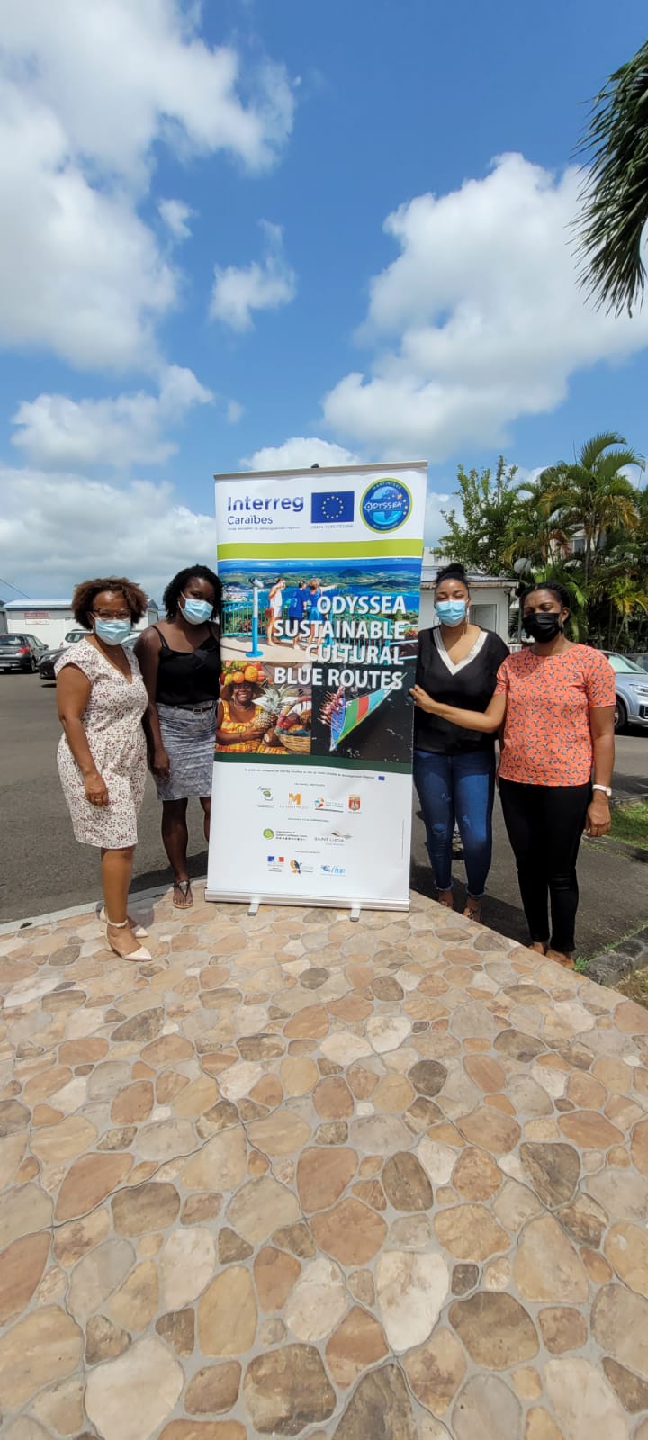 Sainte-Lucie, l’Espace Sud Martinique et la délégation Odyssea  se réunissent autour de la promesse Mer expérientielle et sensorielle des Routes Bleues