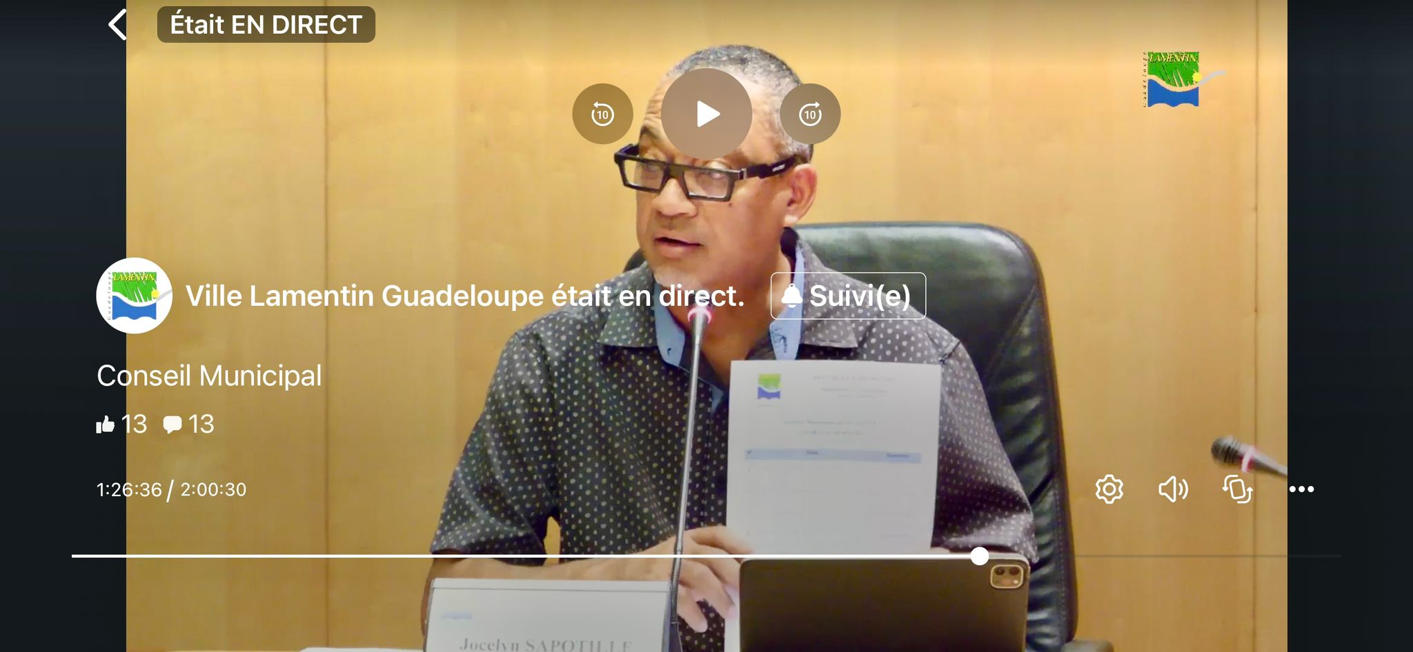 Lamentin s’engage dans la certification « Villes Bleues d’Avenir, Filière et Destinations d’Excellence » !
